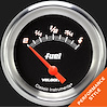 VS211BAPF Velocity Black 2 5/8in. Fuel Gauge, 75-10 Ohm - image 1