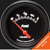 VS211BBPF Velocity Black 2 5/8in. Fuel Gauge, 75-10 Ohm - image 1