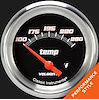 VS226BAPF-02 Velocity Black 2 5/8in. Short Sweep Water Temperature Gauge - image 1