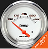 VS226WAPF-08 Velocity White 2 5/8in. Short Sweep Water Temperature Gauge - image 1