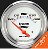 VS227WAPF Velocity White 2 5/8in. Transmission Temperature Gauge - image 1