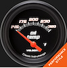 VS228BBPF Velocity Black 2 5/8in. Oil Temperature Gauge - image 1