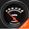 VS230BBPF Velocity Black 2 5/8in. Volt Gauge - image 1