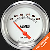 VS230WAPF Velocity White 2 5/8in. Volt Gauge - image 1