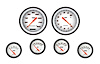 VS251WBLF Velocity White Six Gauge Set 251 - image 1