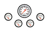 VS254WBLF Velocity White Five Gauge Set 254 - image 1