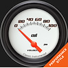 VS281WBPF Velocity White 2 5/8in. Oil Pressure Gauge - image 1