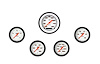 VS300WBLF Velocity White Five Gauge Set 300 - image 1