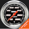 VS326BAPF-06 Velocity Black 2 5/8in. Full Sweep Water Temperature Gauge - image 1