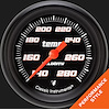 Velocity Black w/ Black Bezel 2 ? Coolant Temp Full Sweep Includes Temp Sender - image 1