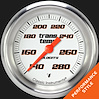 VS327WAPF Velocity White 2 5/8in. Transmission Temperature Gauge - image 1