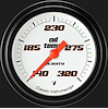 Velocity White w/ Black Bezel 2 ? Oil Temp. Full Sweep - image 1