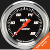 VS330BAPF Velocity Black2 5/8in. Voltage Gauge - image 1