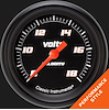 VS330BBPF Velocity Black2 5/8in. Voltage Gauge - image 1