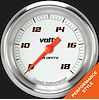 VS330WAPF Velocity White 2 5/8in. Voltage Gauge - image 1