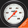 VS330WBPF Velocity White 2 5/8in. Voltage Gauge - image 1