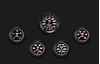 VS335BBLF Velocity Black Five Gauge Set 335 - image 1