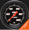 VS346BBPF Velocity Black 2 5/8in. Fuel Pressure Gauge, 100 Psi - image 1