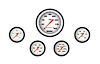 VS354WBLF Velocity White Five Gauge Set 354 - image 1