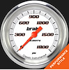 VS367WAPF Velocity White 2 5/8in. Brake Pressure Gauge - image 1