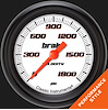 VS367WBPF Velocity White 2 5/8in. Brake Pressure Gauge - image 1