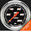 VS381BAPF Velocity Black 2 5/8in. Oil Pressure Gauge - image 1