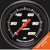 VS381BBPF Velocity Black 2 5/8in. Oil Pressure Gauge - image 1