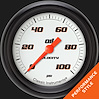 VS381WBPF Velocity White 2 5/8in. Oil Pressure Gauge - image 1