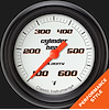 VS397WBPF Velocity White 2 5/8in. Cylin.der Head Temp. Gauge - image 1