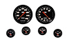Velocity Black Series 6-Gauge Set 4-5/8" Elec Speedometer (160 mph) - image 1