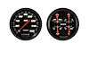Velocity Black Series 2-Gauge Set 4-5/8" Electrical Speedometer (160 mph) - image 1