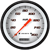 Velocity White Series Speedometer 4-5/8" Electrical - image 1