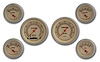 Vintage Series 6-Gauge Set 3-3/8" Elec Speedometer (140 mph) - image 1
