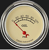 VINTAGE 2 5/8IN OIL PRES - image 1
