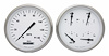 White Hot Series 2-Gauge Set 4-5/8" Electrical Speedometer (140 mph) - image 1