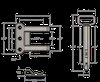 CLEVIS Heavy-Duty 2-Tang Clevis Attachment w/ 1 in. Pin - image 2
