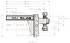 HD204 2 in. Heavy-Duty 4 in. Drop/Rise Hitch - image 2