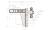 HD258 2.5 in. Heavy-Duty 8 in. Drop/Rise Hitch - image 2