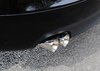 Resonated Performance Exhaust for Audi A3 FWD, Chrome Tips - image 2