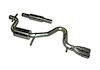 Performance Cat-back Exhaust for Golf / Rabbit 2.5L - Chrome Tips - image 1
