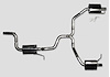 Touring Edition Exhaust for VW CC 2.0T - Dual Outlet - Chrome Silver Tips - image 1
