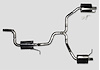 Touring Edition Exhaust for VW CC 2.0T - Dual Outlet - Diamond Black Tips