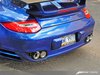 Performance Exhaust for Porsche 997.2 Turbo / S - Polished Silver Quad Tips - image 4