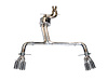 Track Edition Exhaust for Audi S5 3.0T - Chrome Silver Tips (90mm) - image 1