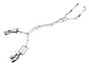 Touring Edition Exhaust for Audi B9 S4 - Chrome Silver 102mm Tips