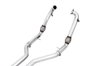Non-Res Track Exhaust for Audi B9 S5 Coupe - Non-Resonated - Diamond Black 102mm Tips - image 2