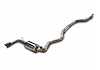 Touring Catback Exhaust for BMW F30 320i, Single Side - Chrome Silver Tip (90mm)