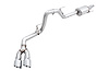 0FG Single Exit Exhaust for '15-'20 F-150 - 4.5" Chrome Silver Tips - image 1