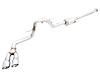 0FG Dual Side Exit Exhaust for '21+ Ford F-150 - 4.5" Chrome Silver Tips - image 1
