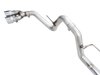 0FG Dual Side Exit Exhaust for '21+ Ford F-150 - 4.5" Chrome Silver Tips - image 2